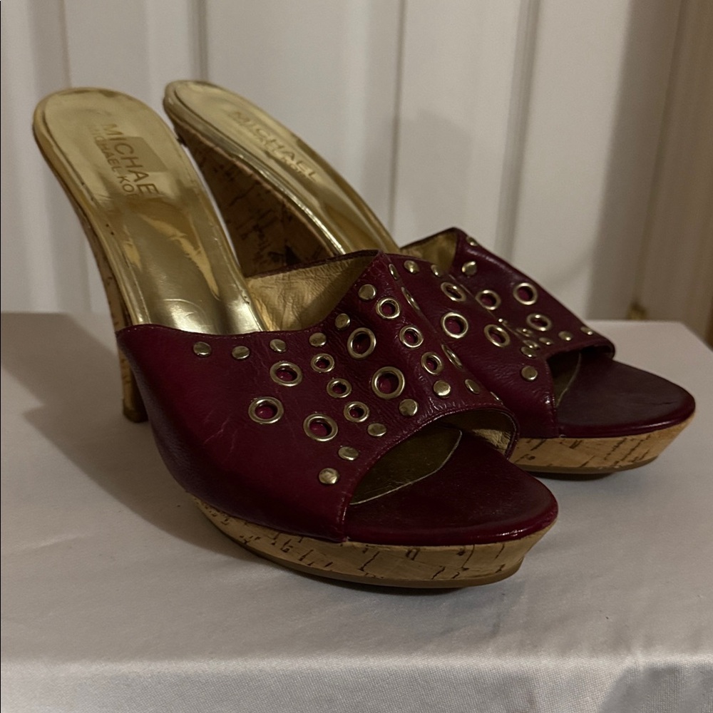 MICHAEL Michael Kors Burgundy Heels